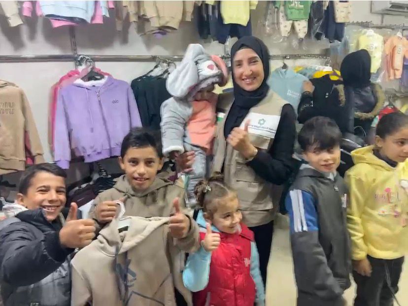 كسوة الشتاء لدعم الاسر الاشد احتياجًا في غزة