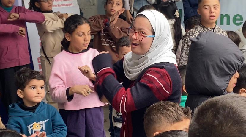 فعالية ترفيهية للأطفال ذوي الإعاقة في غزة ترسم فرحة العيد بالشراكة مع جمعية شمس 1 IMG 20260319 WA0002